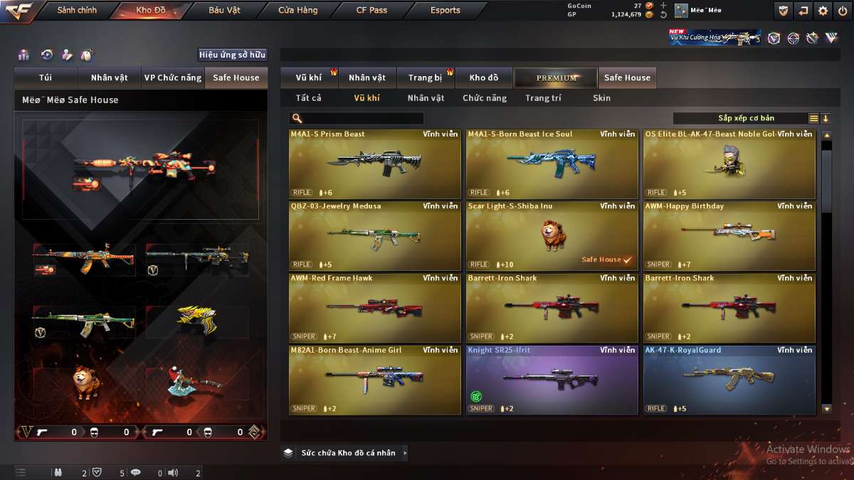 shop acc cf uy tin gia re